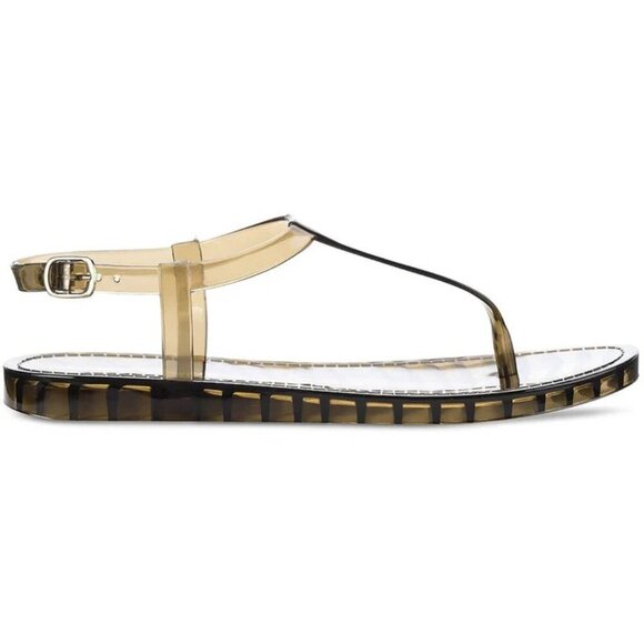 Sun + Stone Kristi 2 Thong Slingback Jelly Sandals NIB - Picture 2 of 3